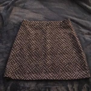 H&M black and grey print skirt